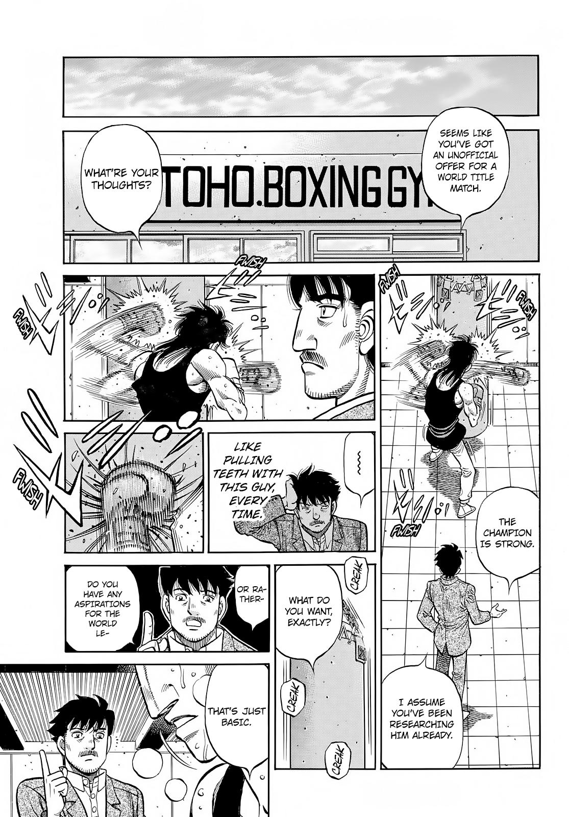 Hajime no Ippo Chapter 1416 — page 15