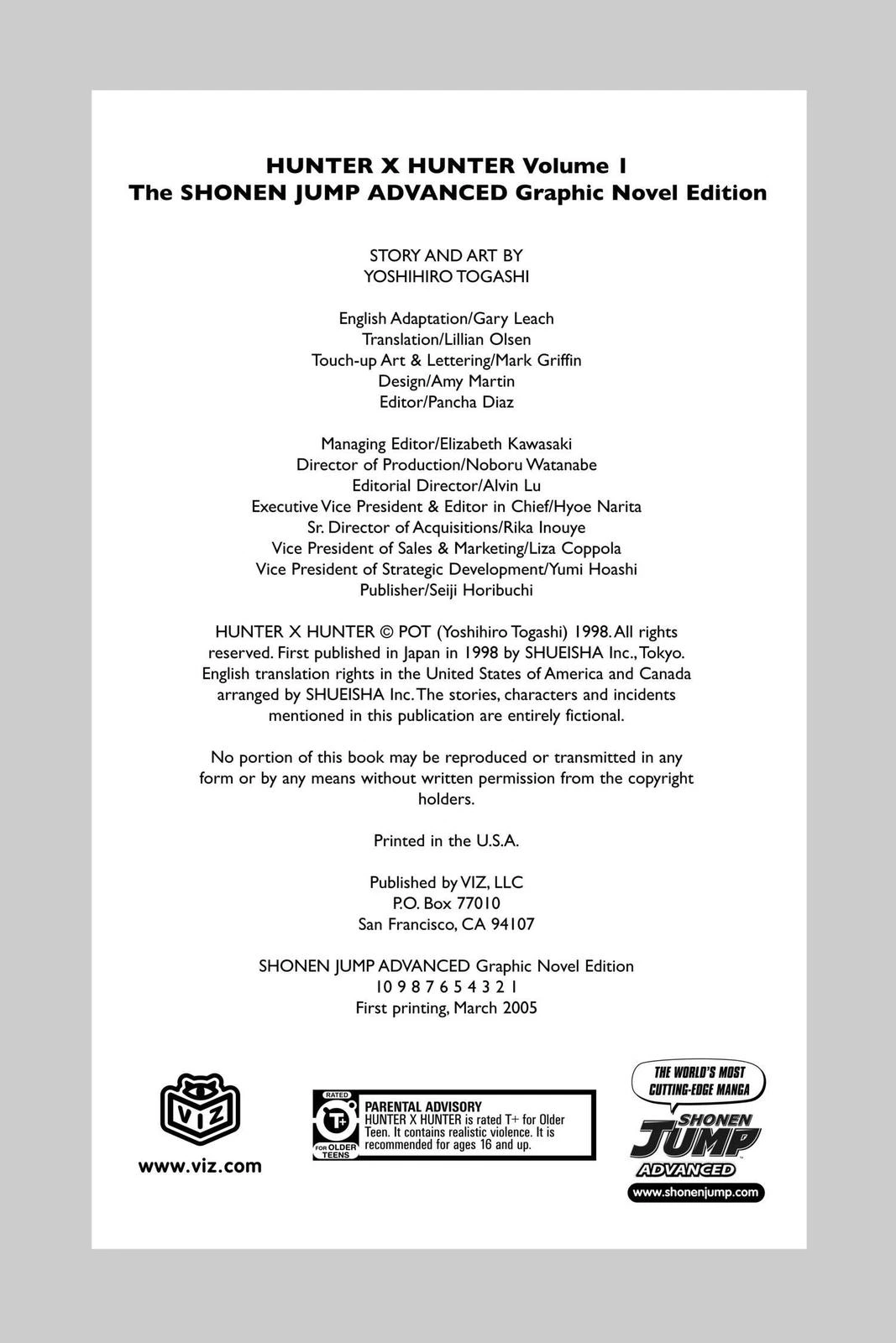 Hunter x Hunter Chapter 1 — page 3