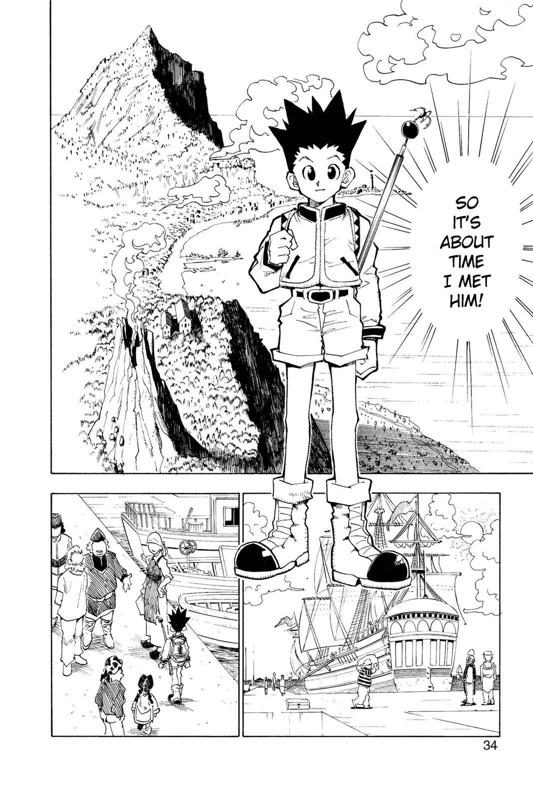Hunter x Hunter Chapter 1 — page 34