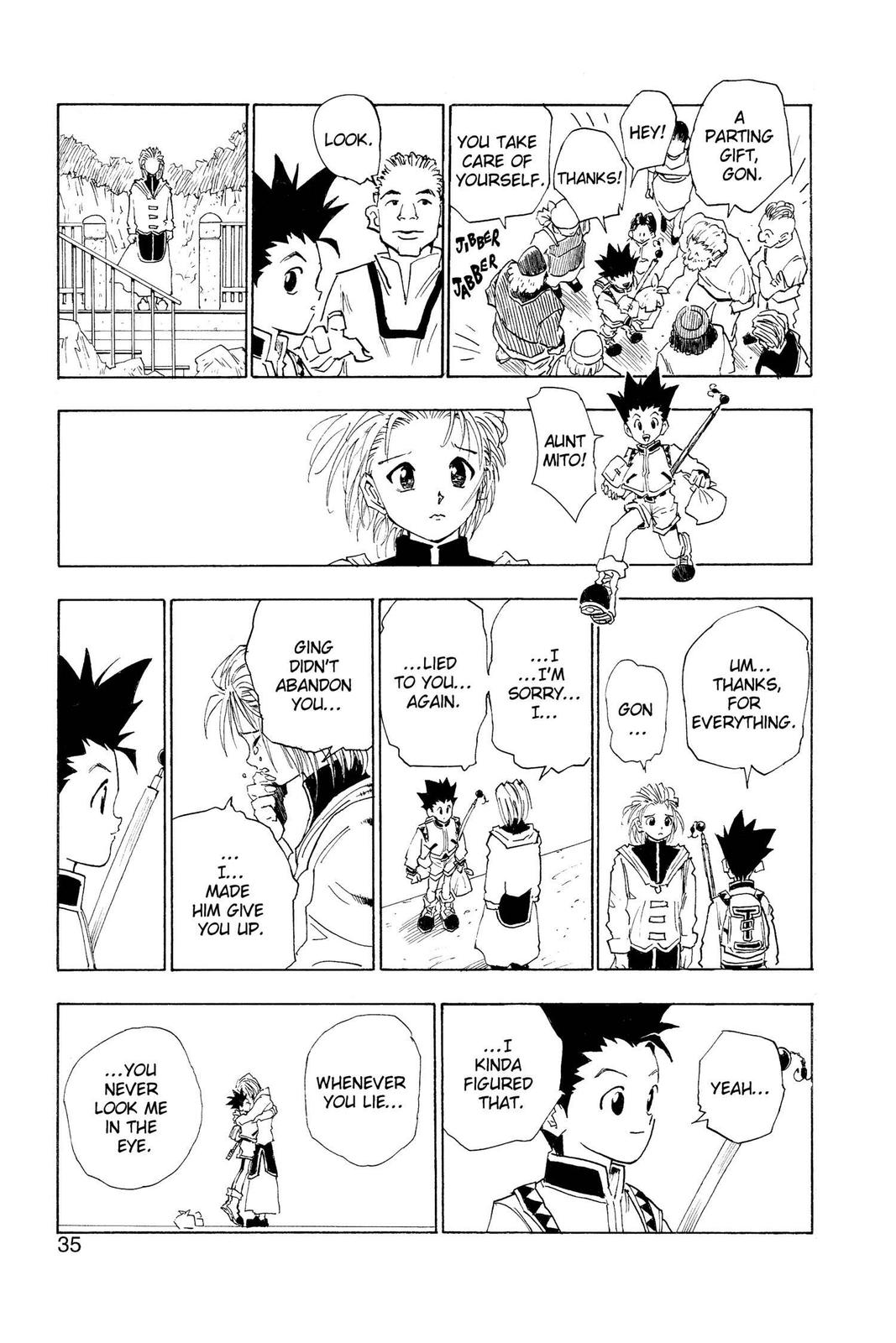 Hunter x Hunter Chapter 1 — page 35