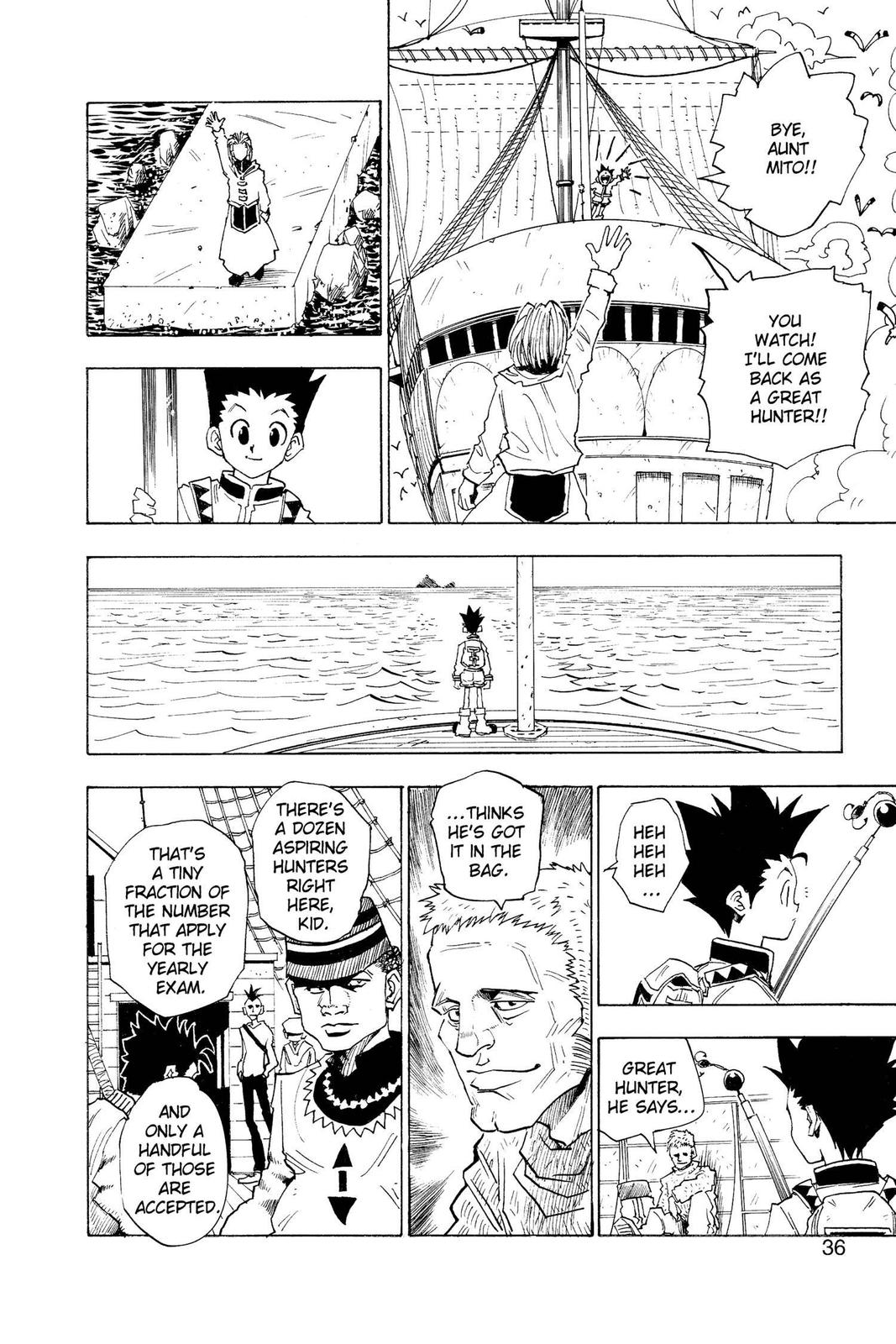 Hunter x Hunter Chapter 1 — page 36