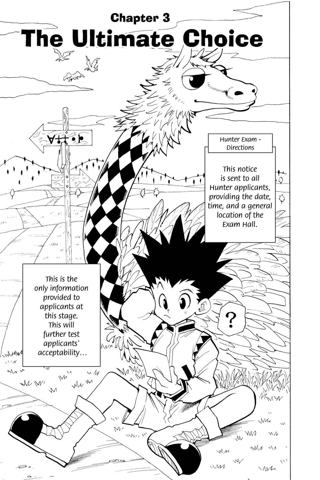 Hunter x Hunter Chapter 3 — page 1