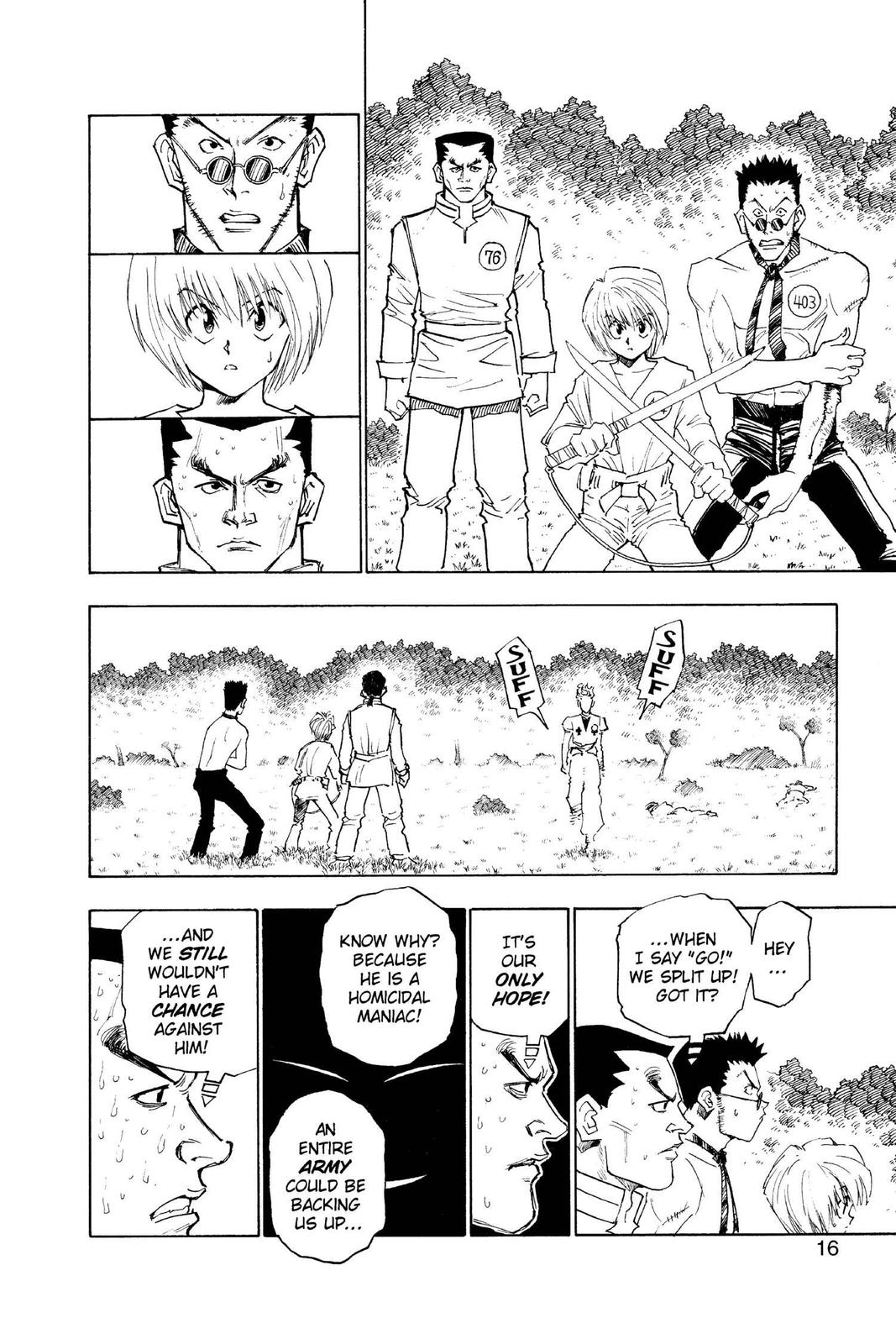 Hunter x Hunter Chapter 9 — page 16