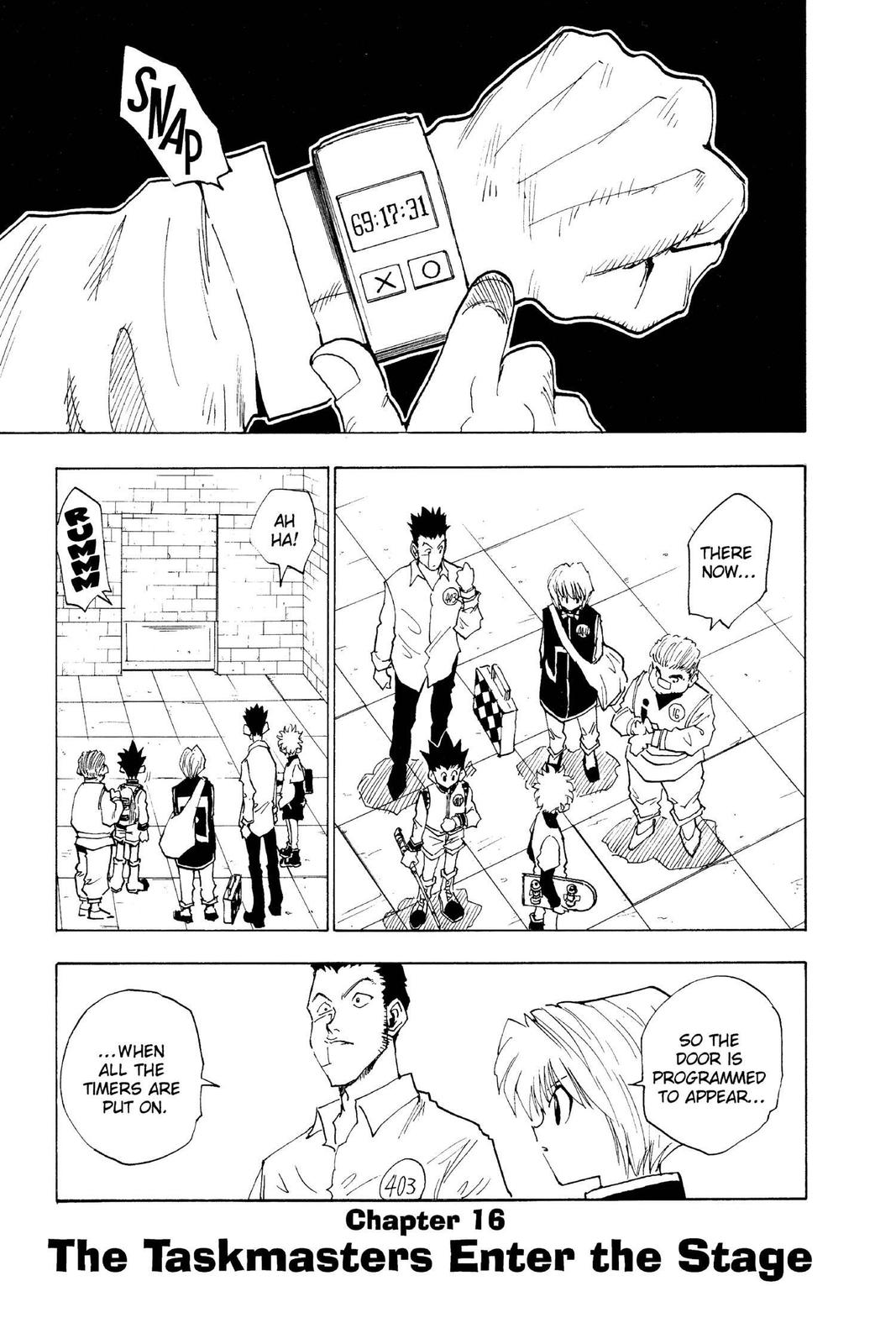 Hunter x Hunter Chapter 16 — page 1