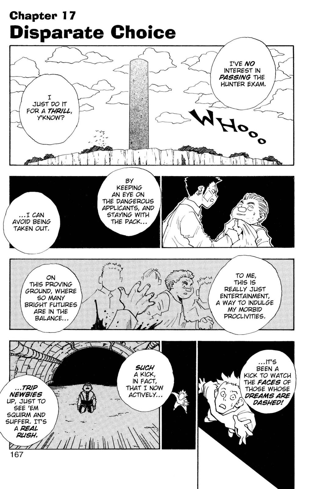Hunter x Hunter Chapter 17 — page 1