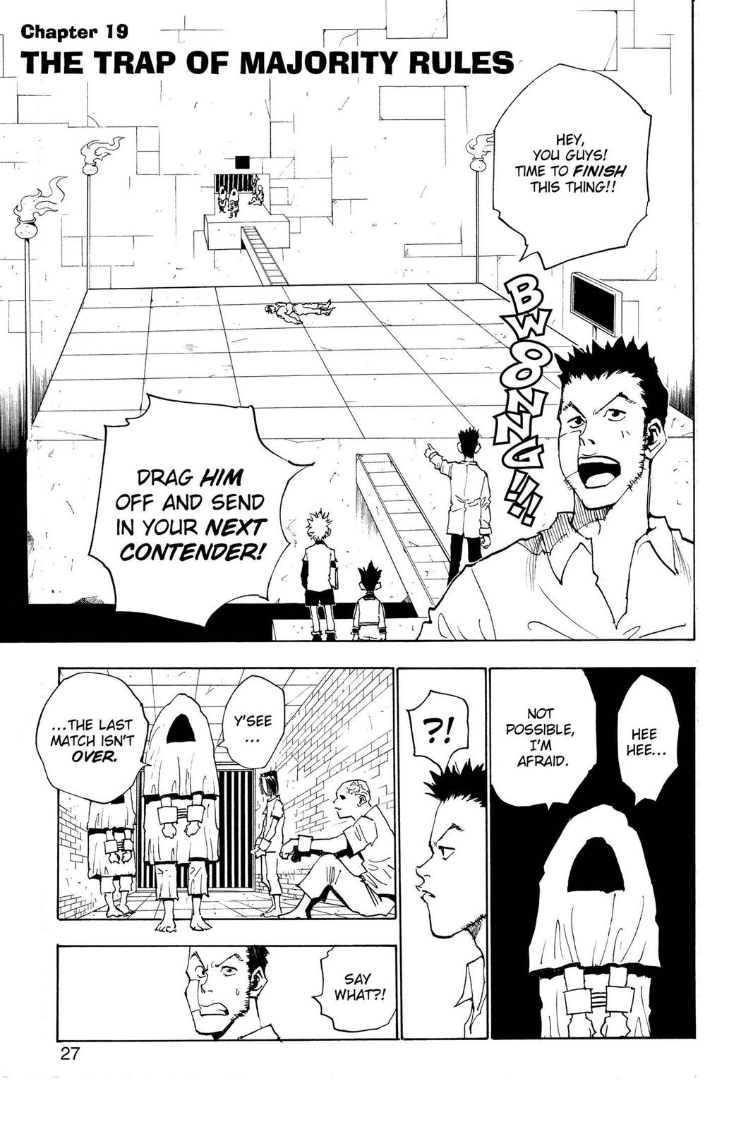 Hunter x Hunter Chapter 19 — page 1