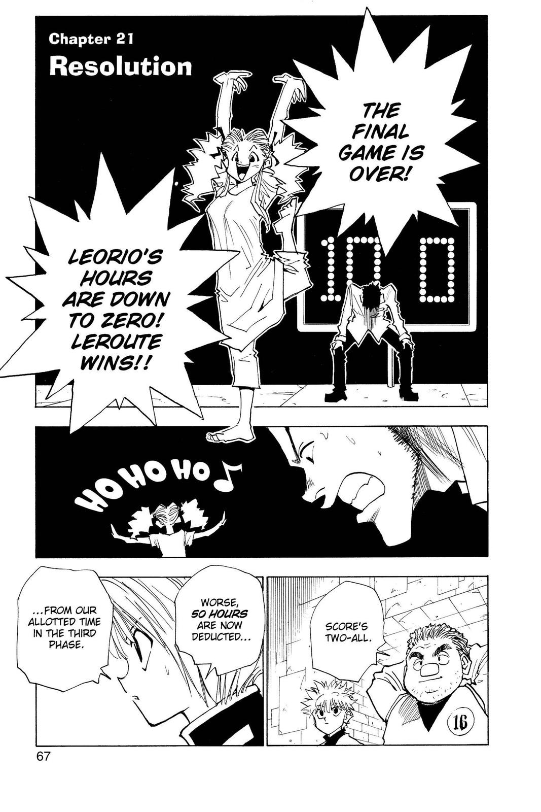 Hunter x Hunter Chapter 21 — page 1
