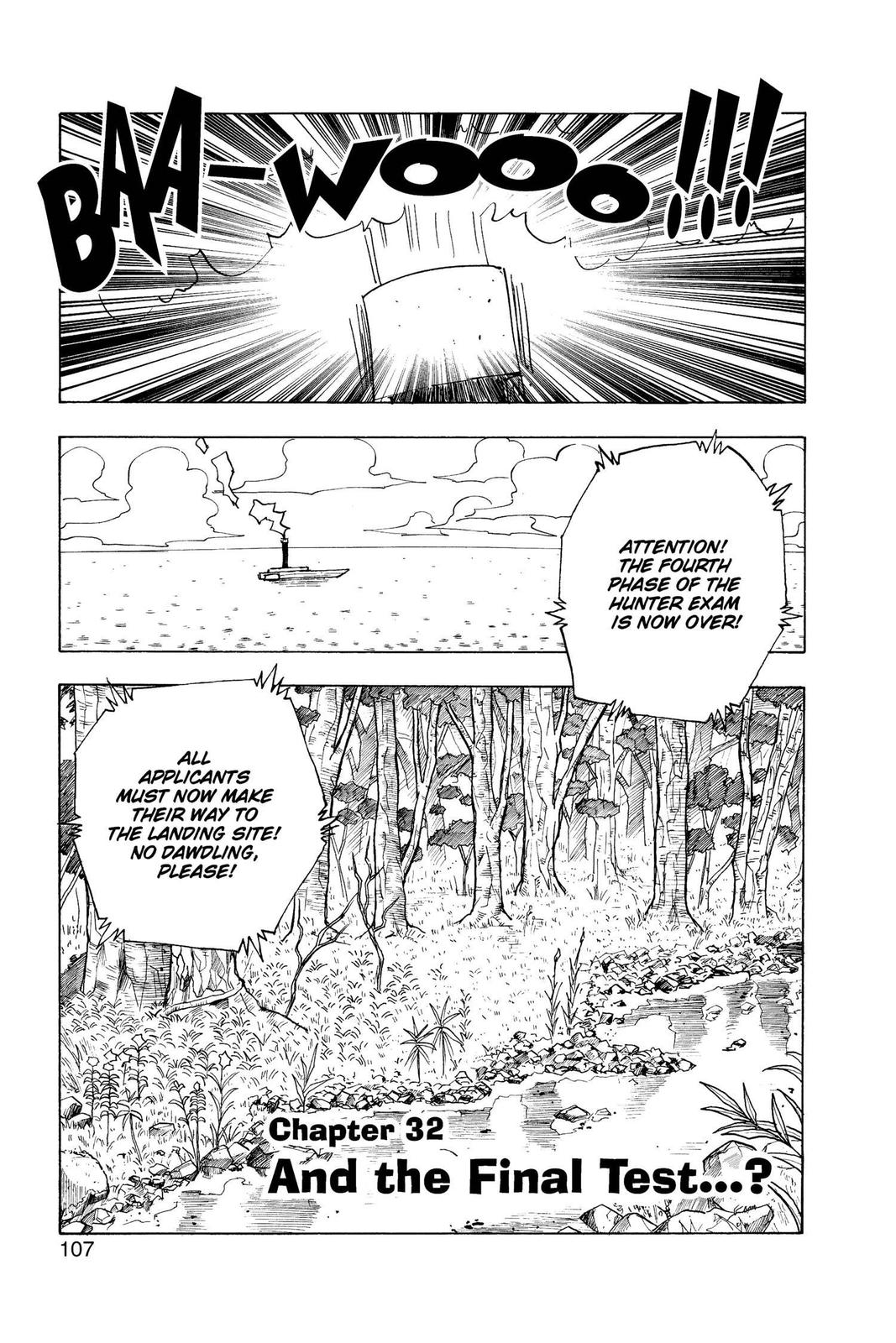 Hunter x Hunter Chapter 32 — page 1
