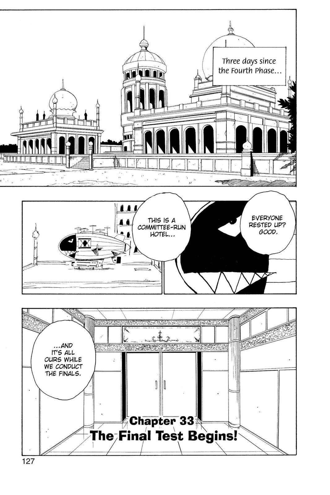 Hunter x Hunter Chapter 33 — page 1