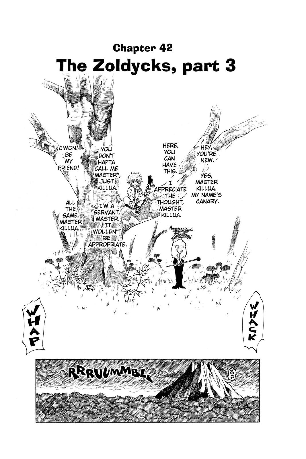 Hunter x Hunter Chapter 42 — page 1