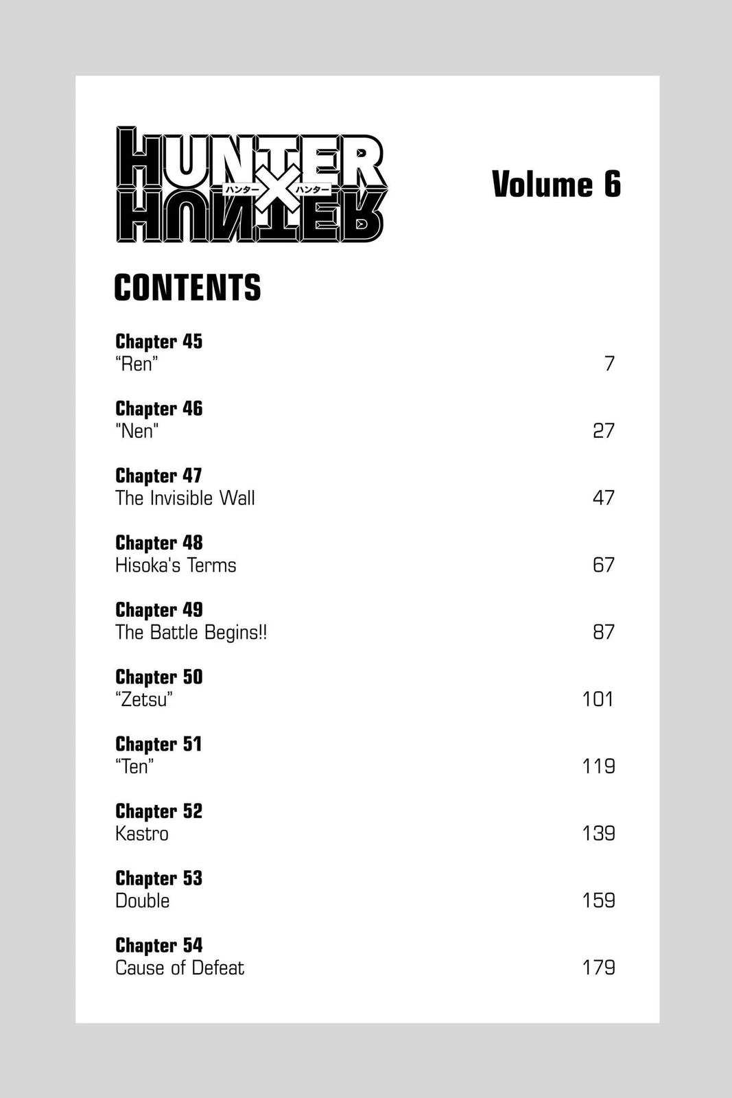 Hunter x Hunter Chapter 45 — page 6