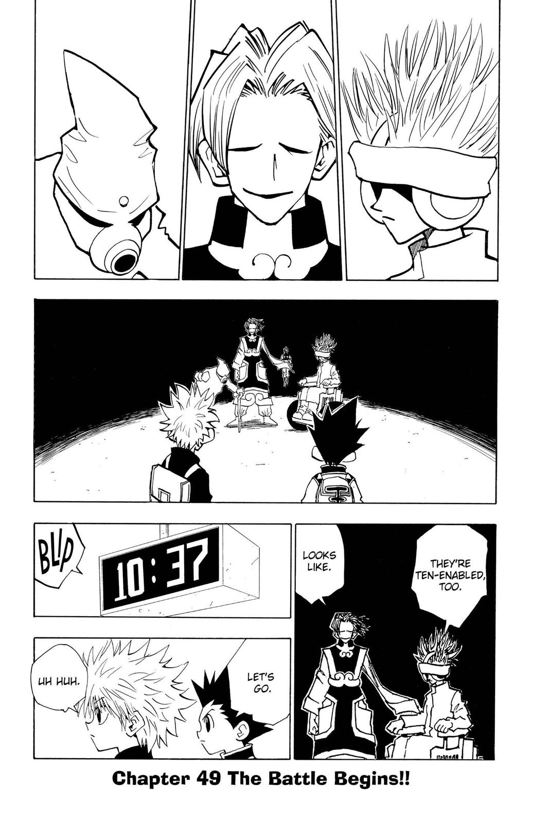 Hunter x Hunter Chapter 49 — page 1