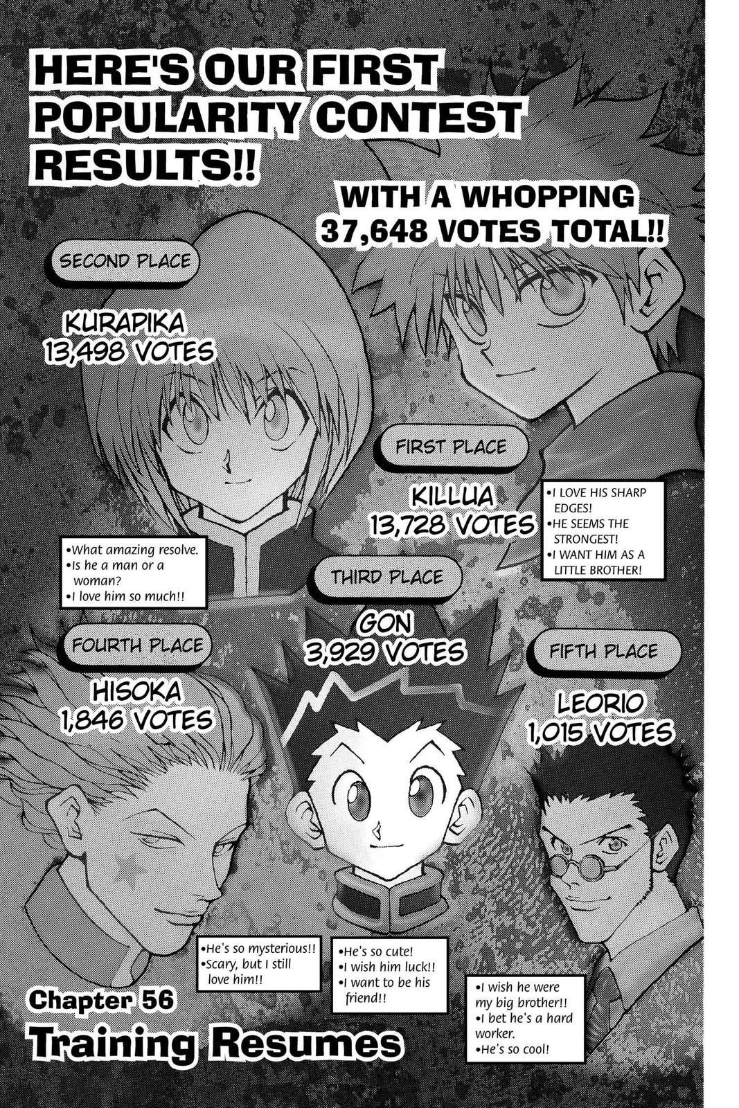 Hunter x Hunter Chapter 56 — page 1