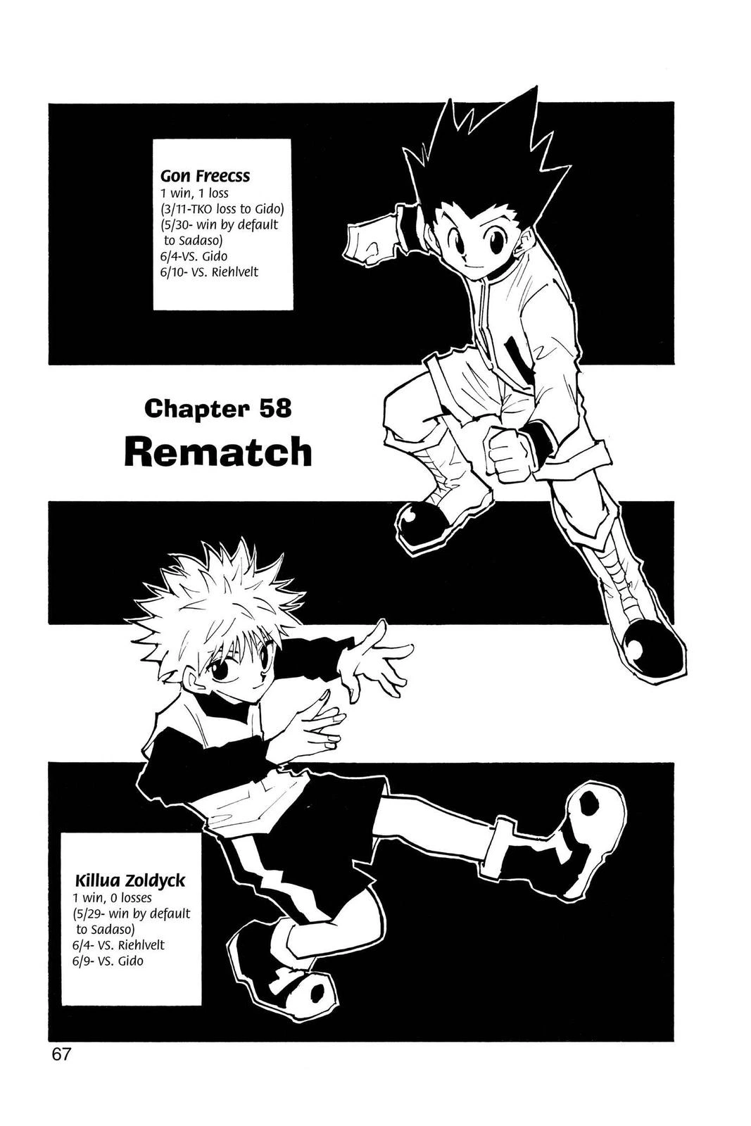 Hunter x Hunter Chapter 58 — page 1