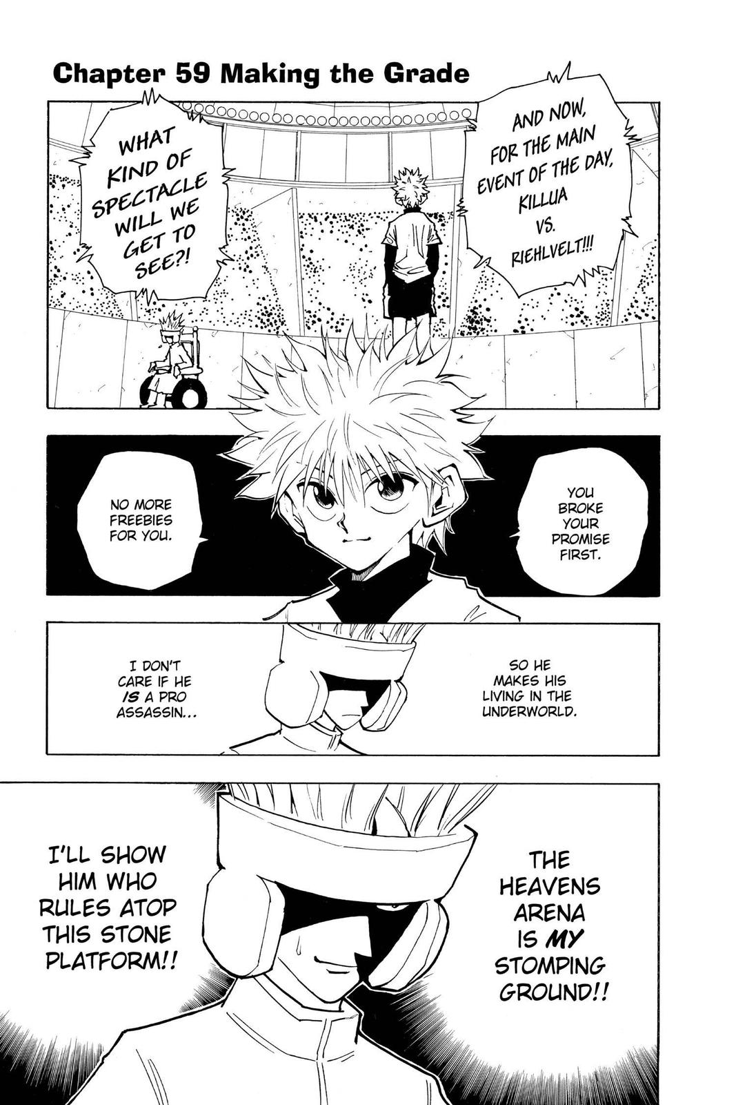 Hunter x Hunter Chapter 59 — page 1