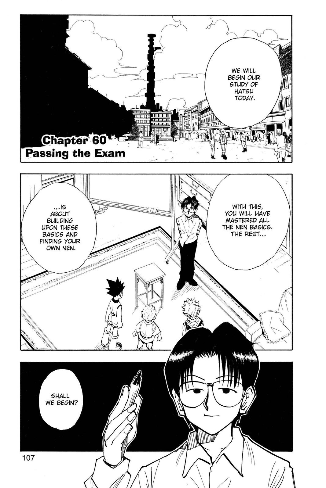 Hunter x Hunter Chapter 60 — page 1