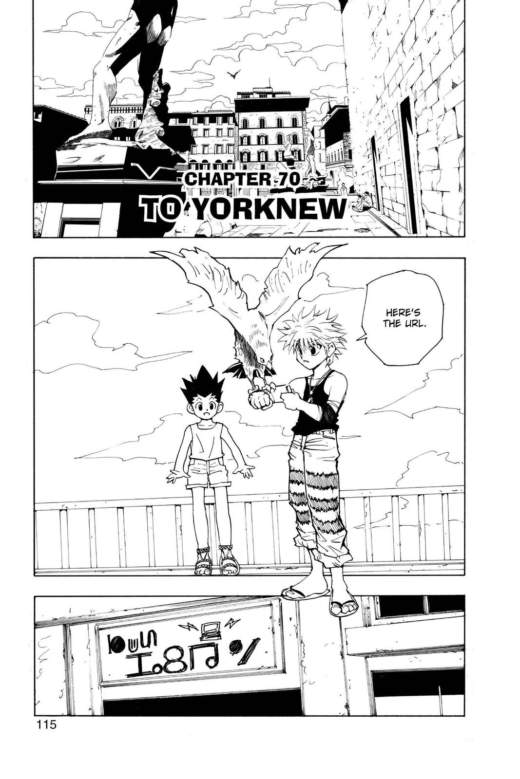 Hunter x Hunter Chapter 70 — page 1