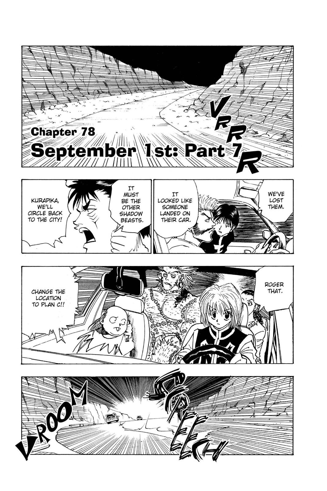 Hunter x Hunter Chapter 78 — page 1