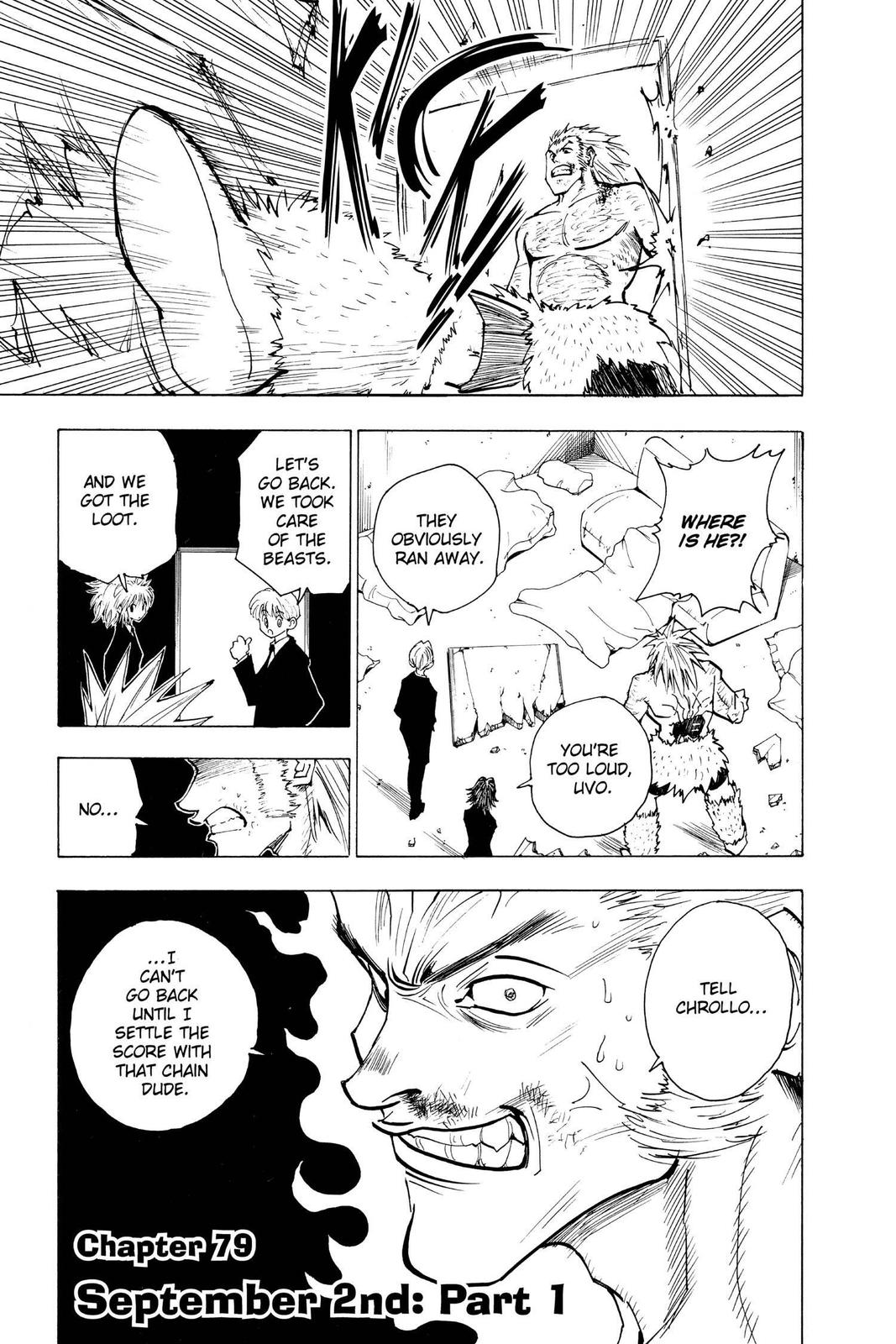 Hunter x Hunter Chapter 79 — page 1