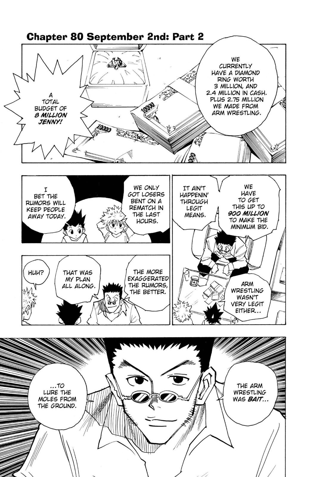 Hunter x Hunter Chapter 80 — page 1