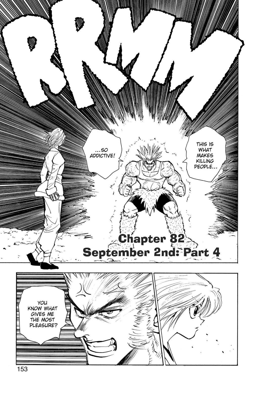 Hunter x Hunter Chapter 82 — page 1
