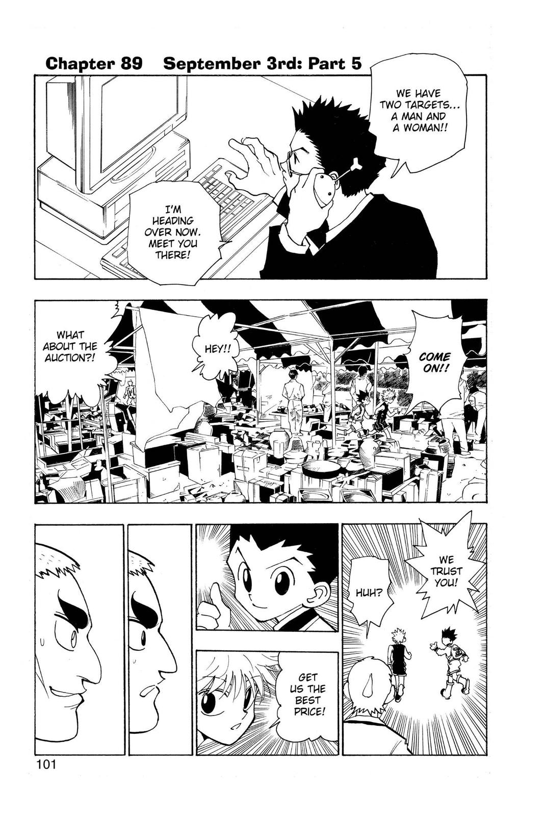 Hunter x Hunter Chapter 89 — page 1