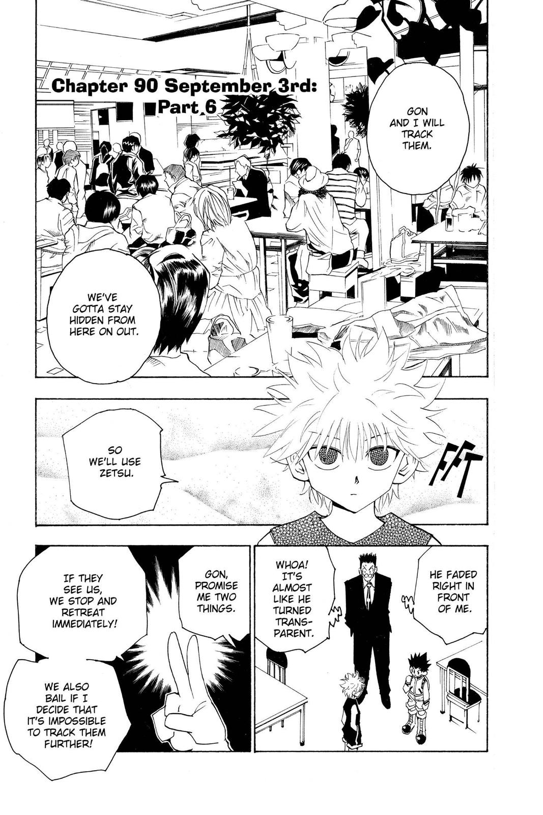 Hunter x Hunter Chapter 90 — page 1