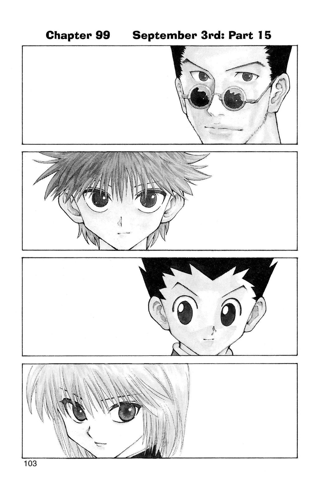 Hunter x Hunter Chapter 99 — page 1