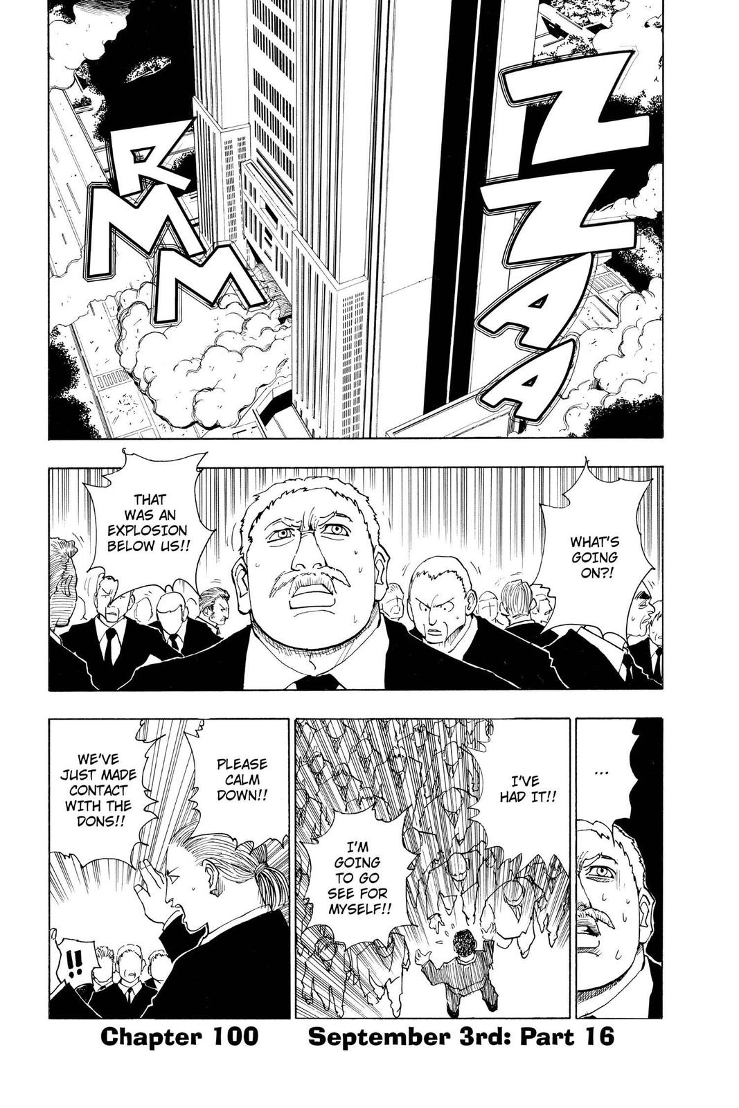 Hunter x Hunter Chapter 100 — page 1
