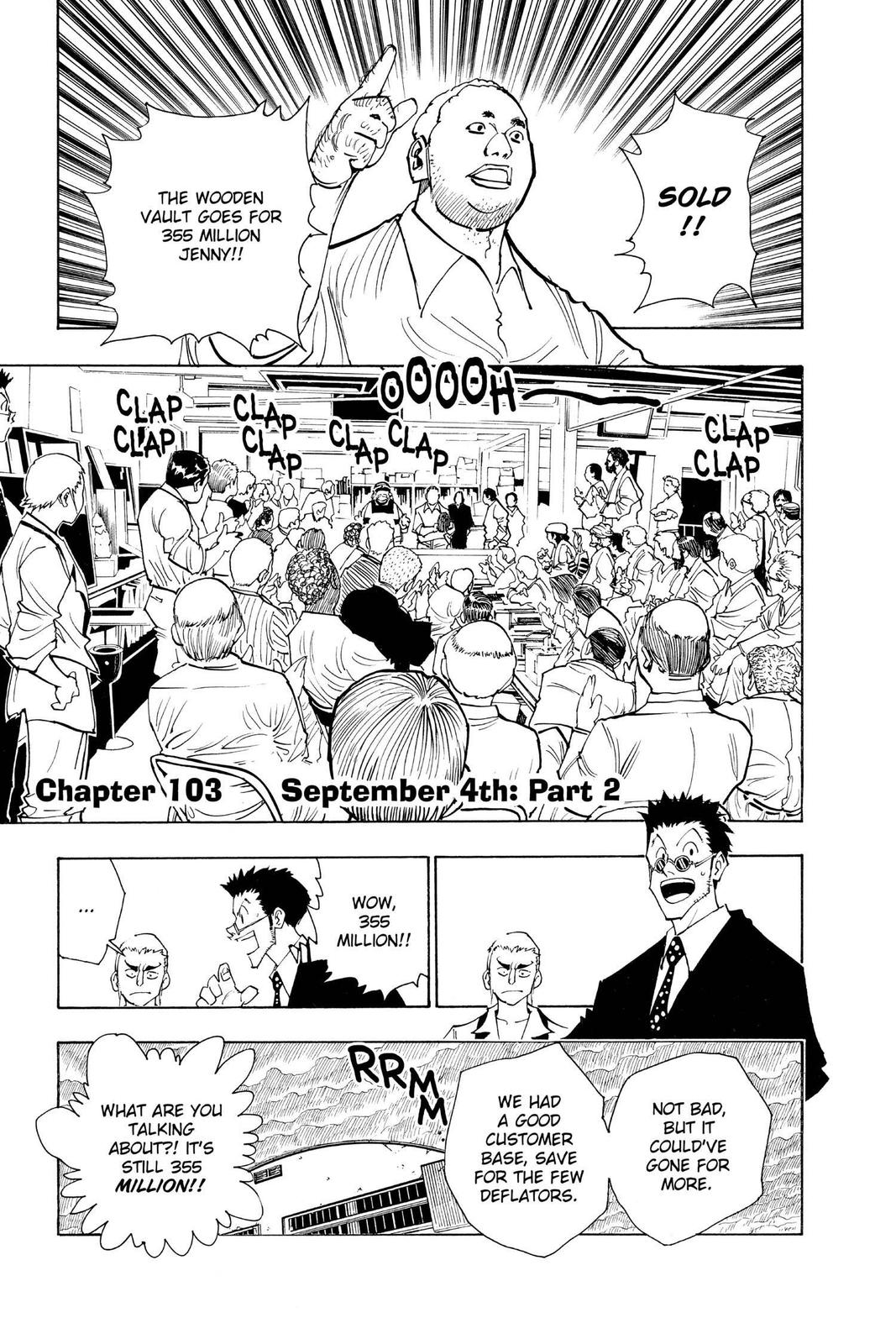 Hunter x Hunter Chapter 103 — page 1