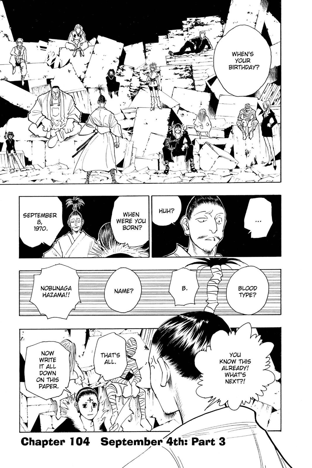 Hunter x Hunter Chapter 104 — page 7