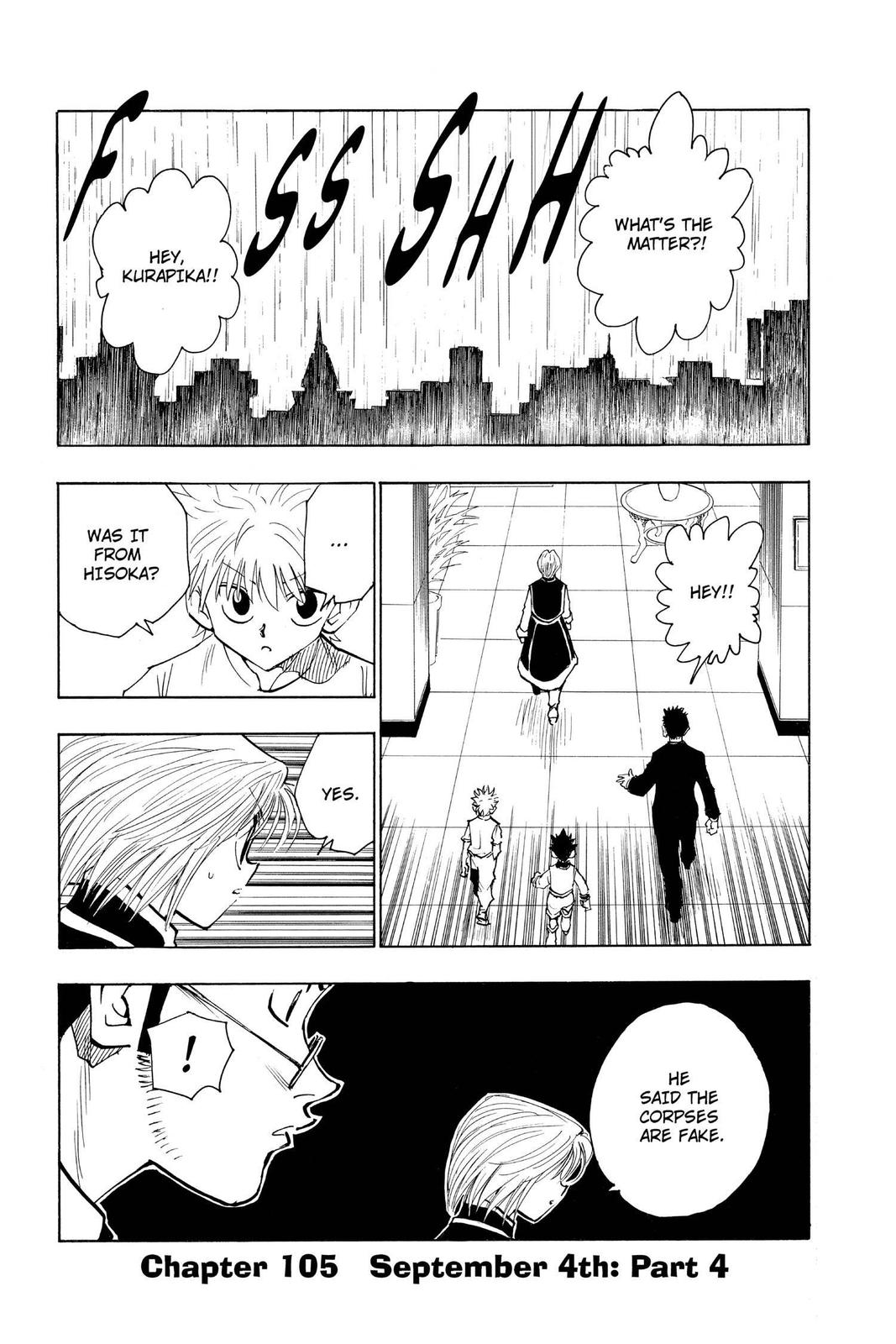 Hunter x Hunter Chapter 105 — page 1