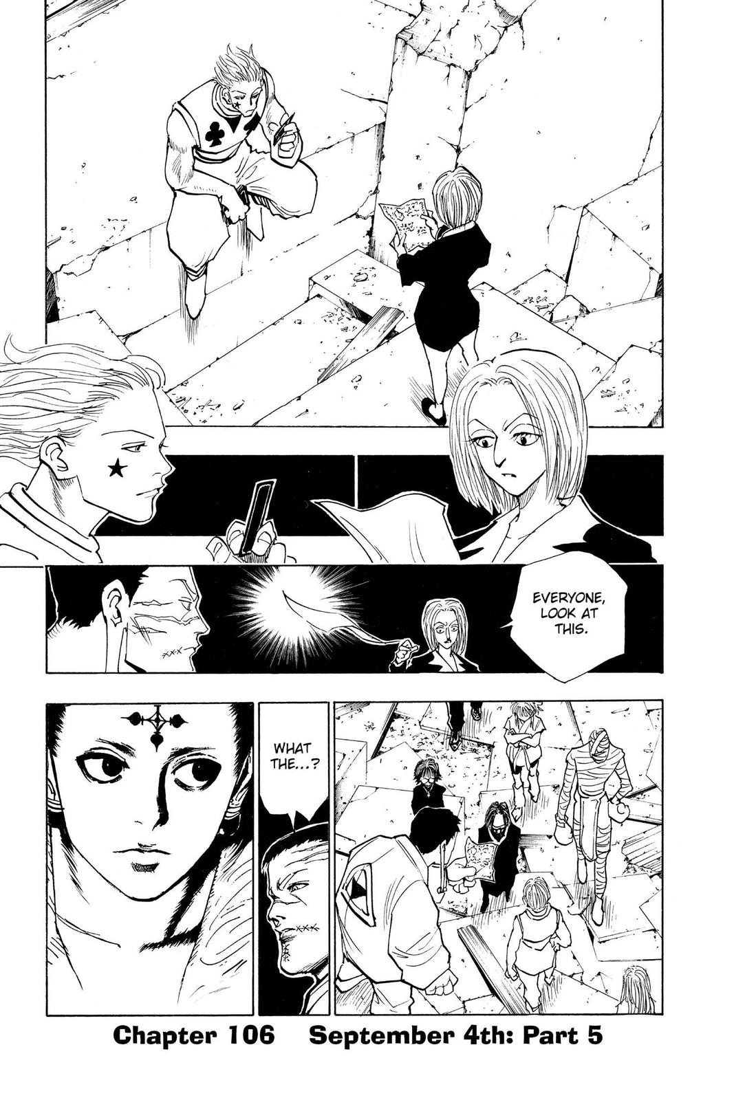 Hunter x Hunter Chapter 106 — page 1