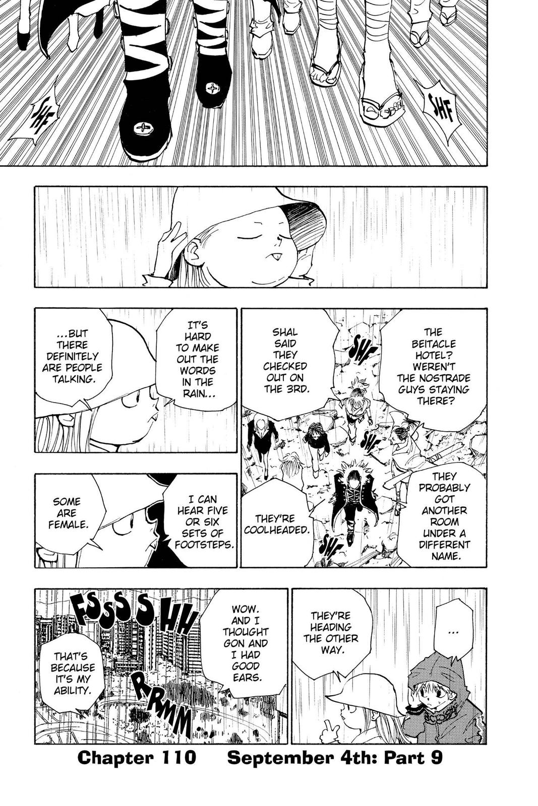 Hunter x Hunter Chapter 110 — page 1