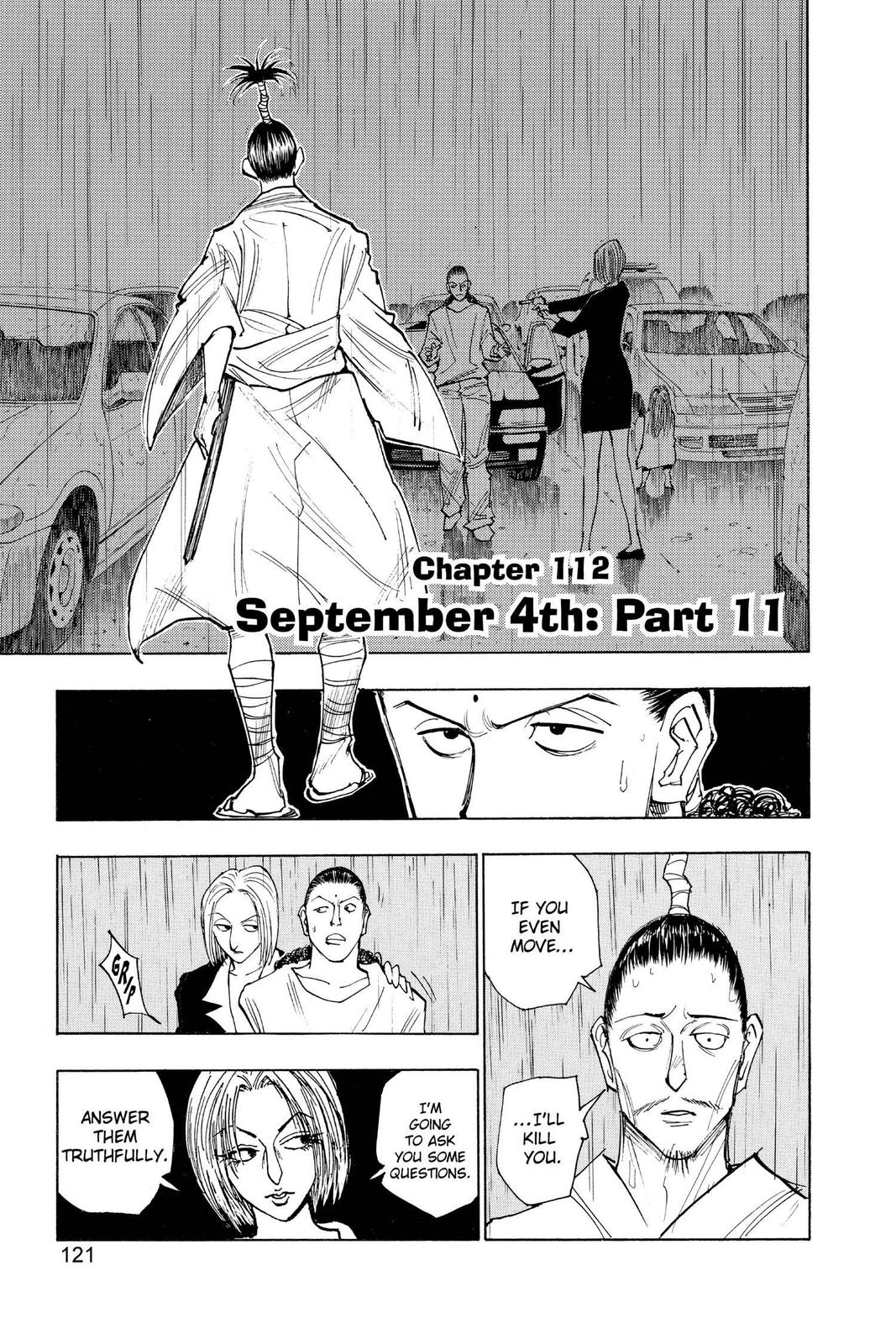 Hunter x Hunter Chapter 112 — page 1