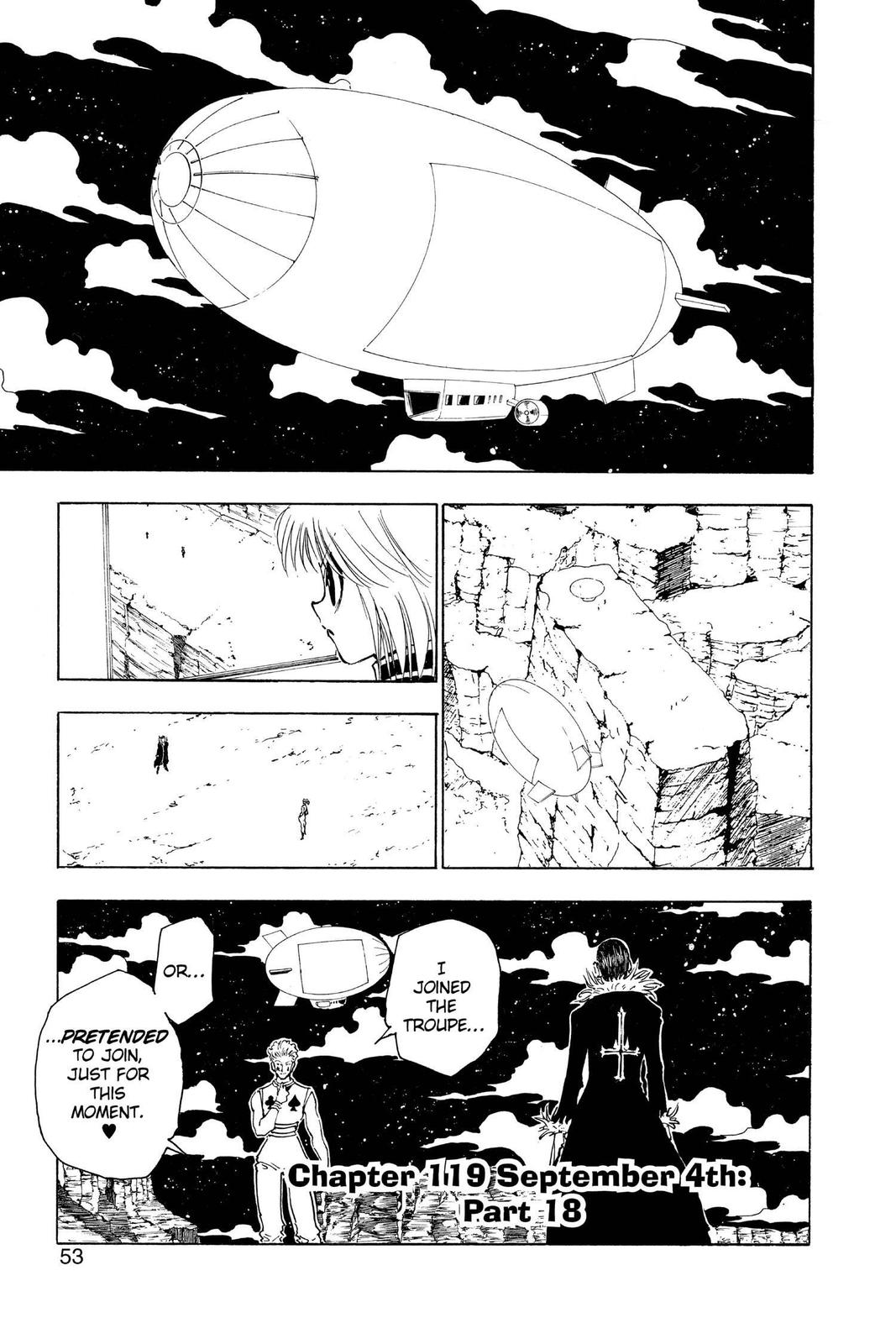 Hunter x Hunter Chapter 119 — page 1