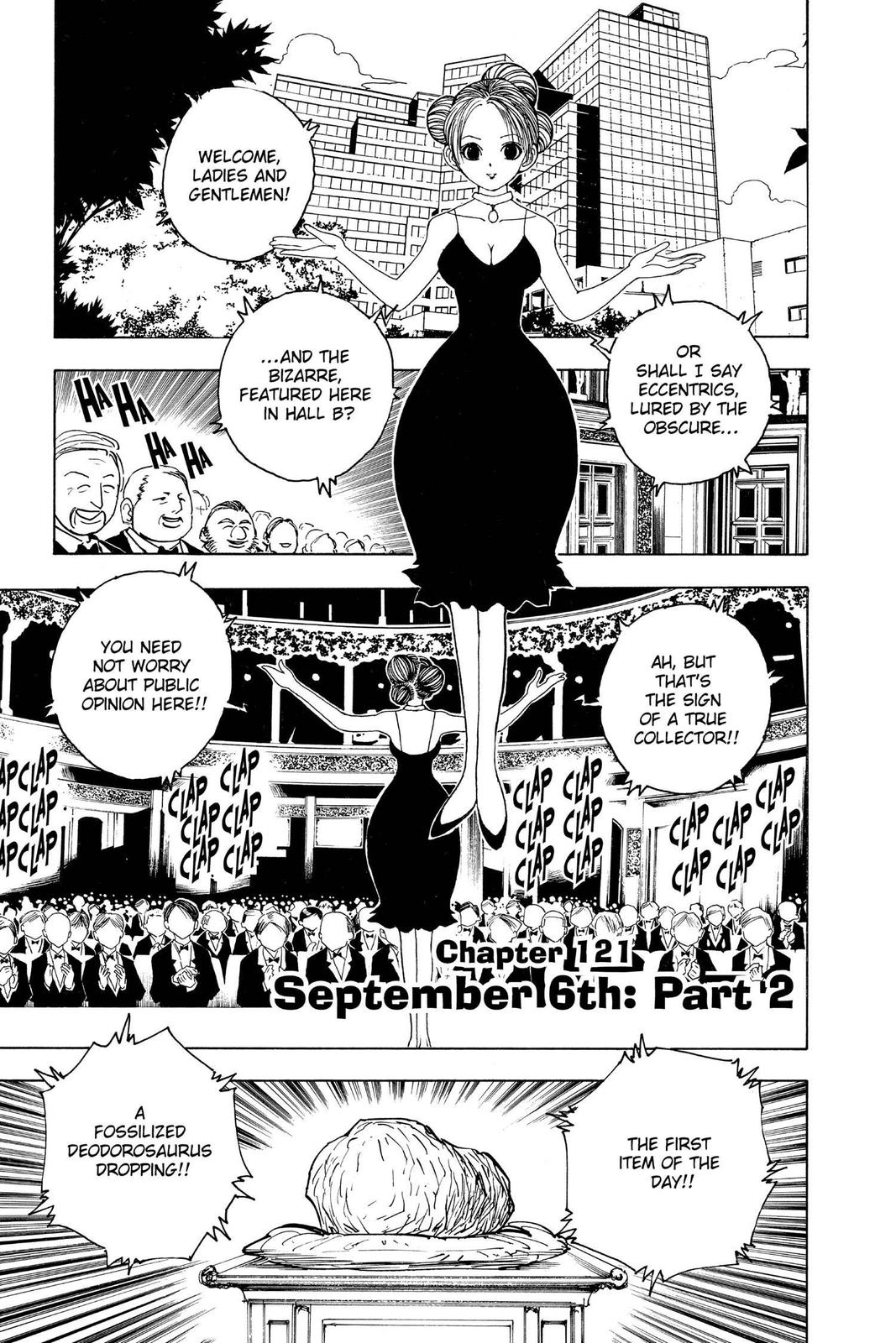 Hunter x Hunter Chapter 121 — page 1