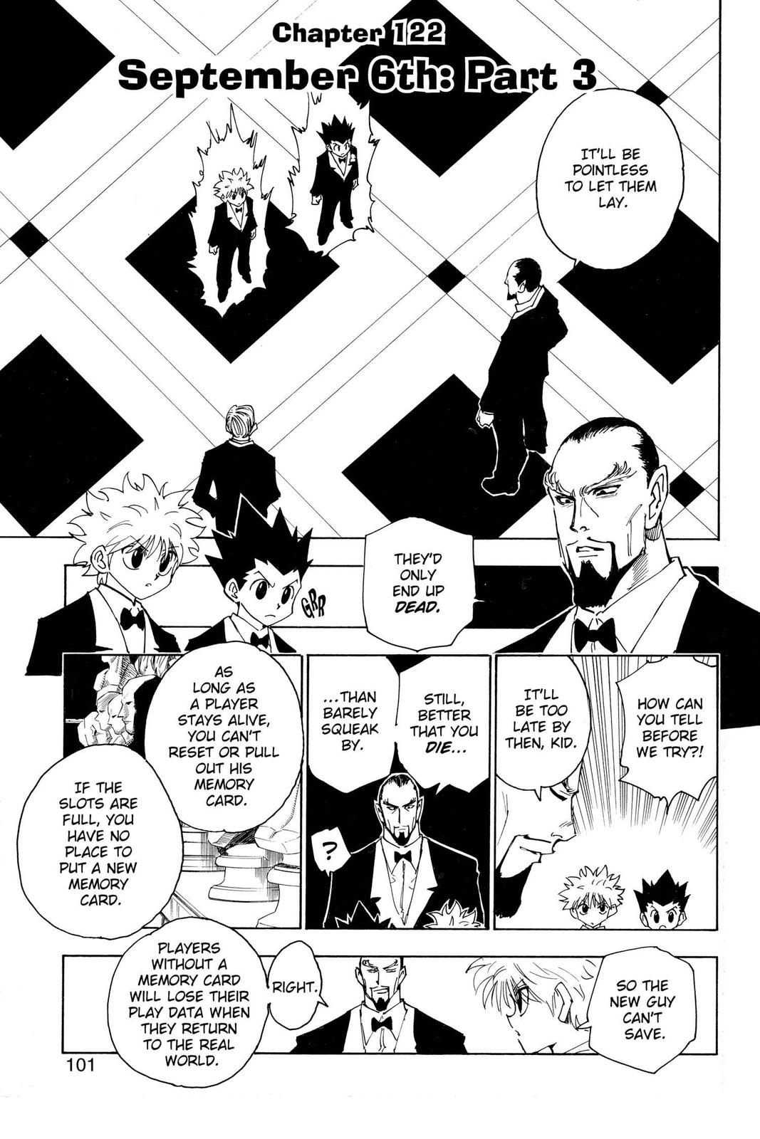 Hunter x Hunter Chapter 122 — page 1
