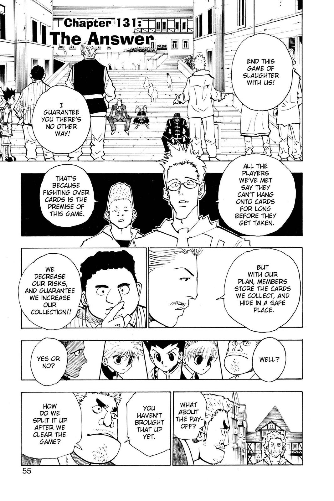 Hunter x Hunter Chapter 131 — page 1