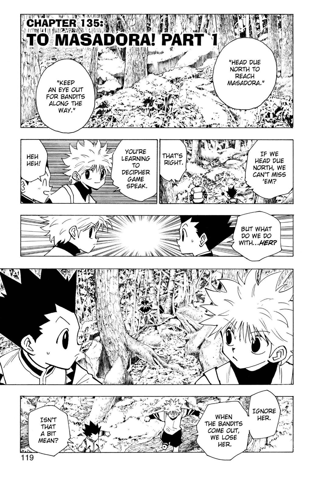 Hunter x Hunter Chapter 135 — page 1