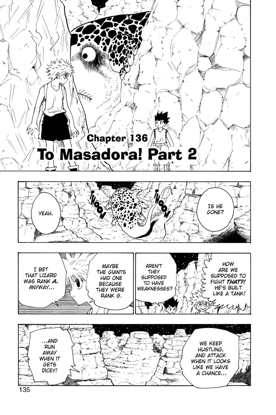 Hunter x Hunter Chapter 136 — page 1