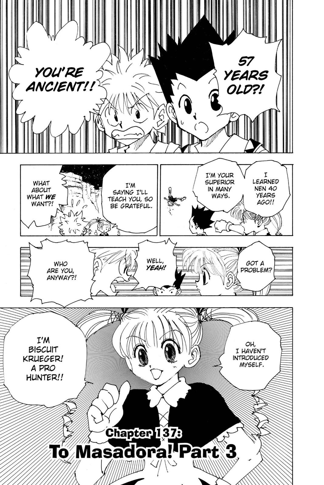 Hunter x Hunter Chapter 137 — page 1