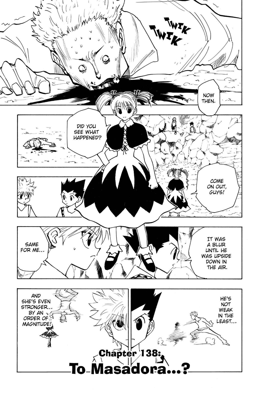 Hunter x Hunter Chapter 138 — page 1