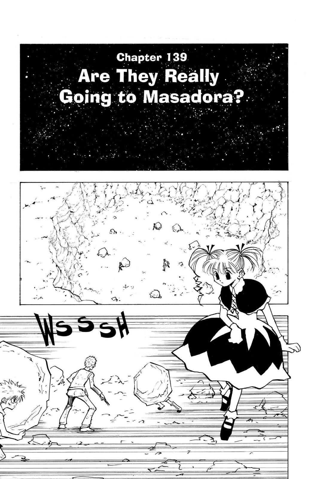 Hunter x Hunter Chapter 139 — page 1