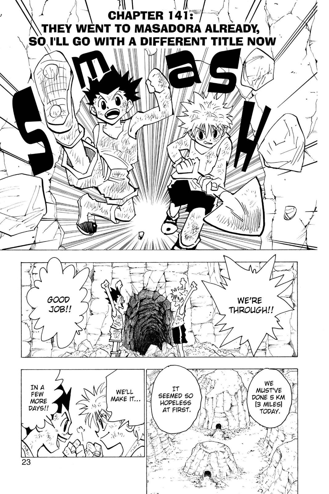 Hunter x Hunter Chapter 141 — page 1