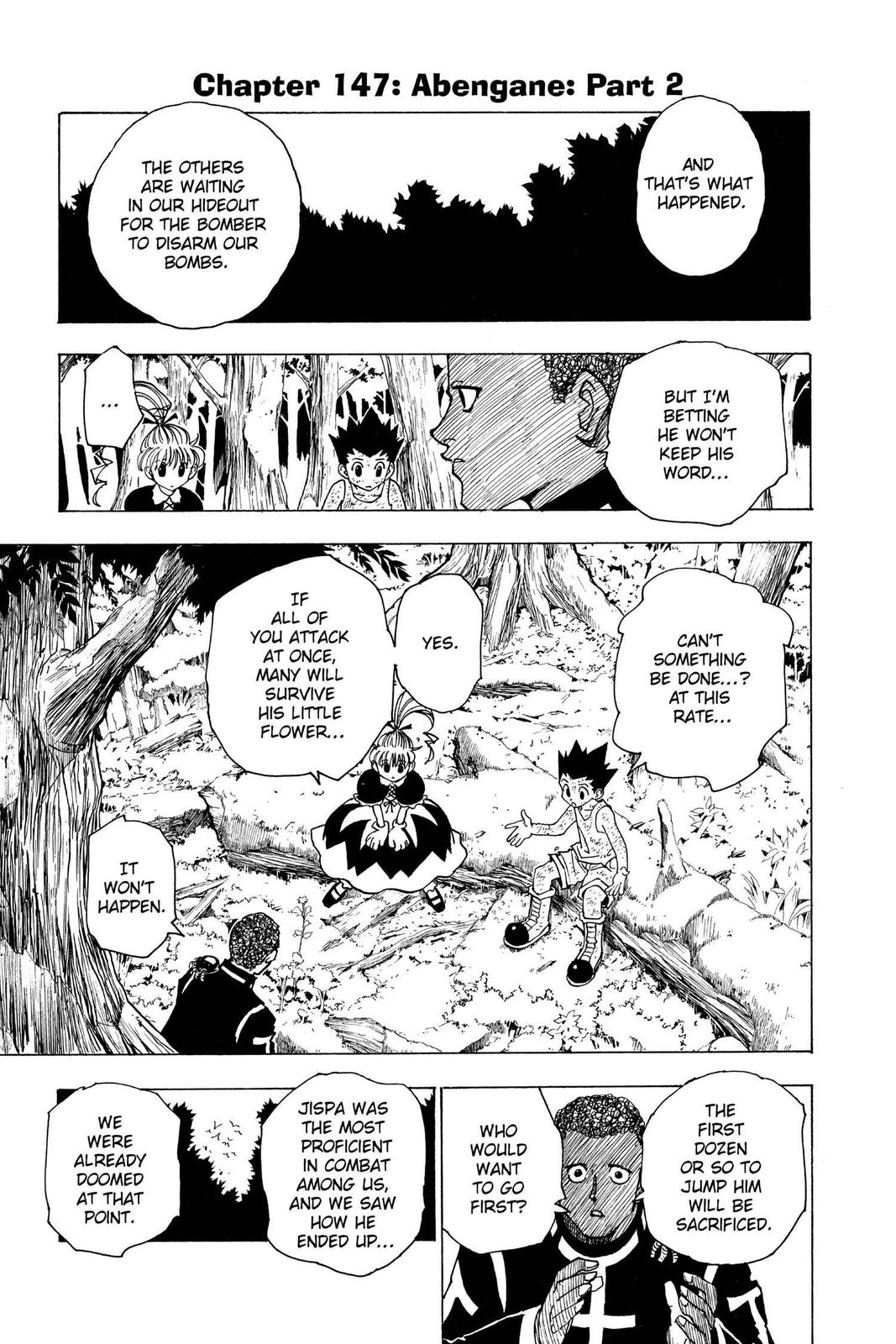 Hunter x Hunter Chapter 147 — page 1