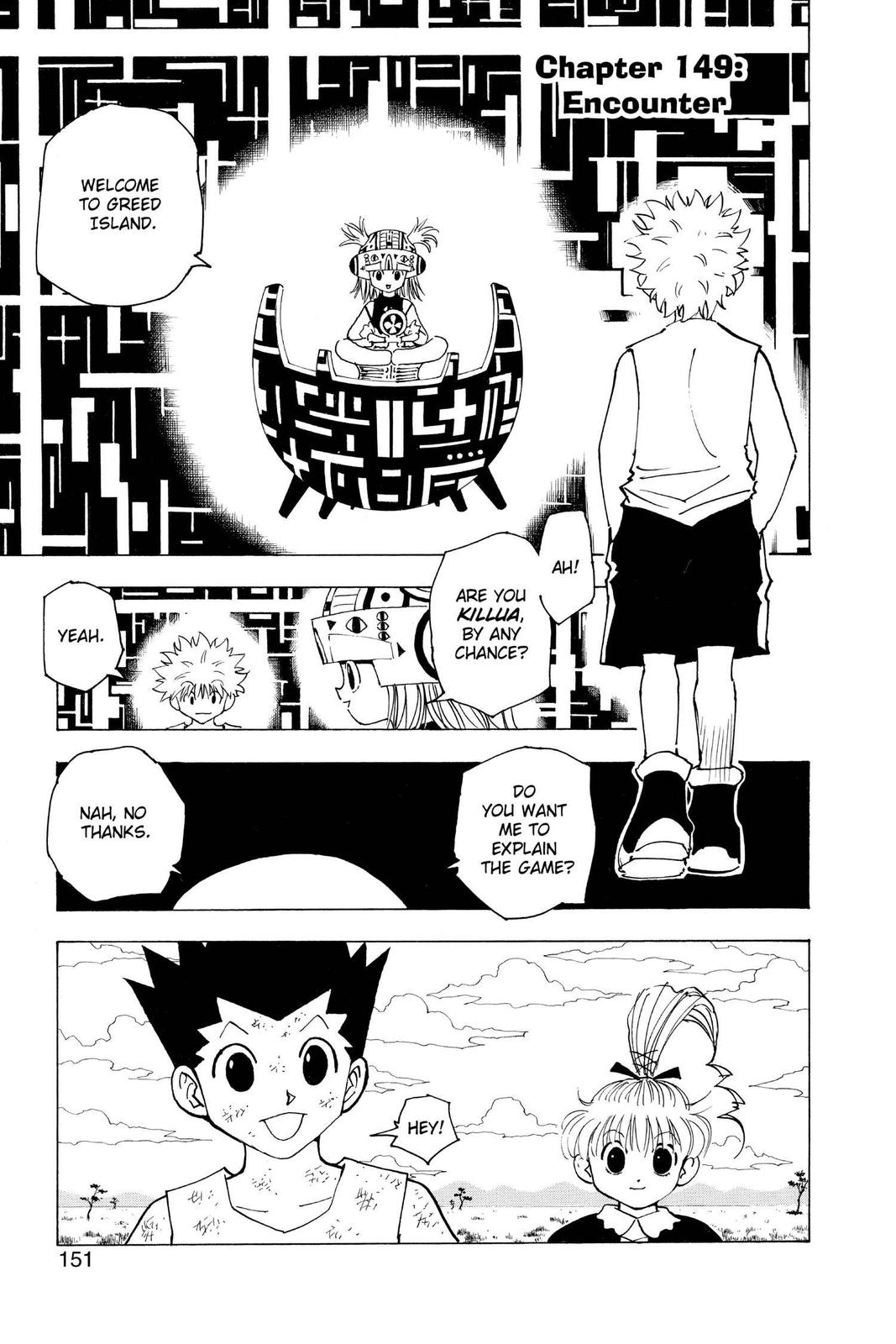 Hunter x Hunter Chapter 149 — page 1