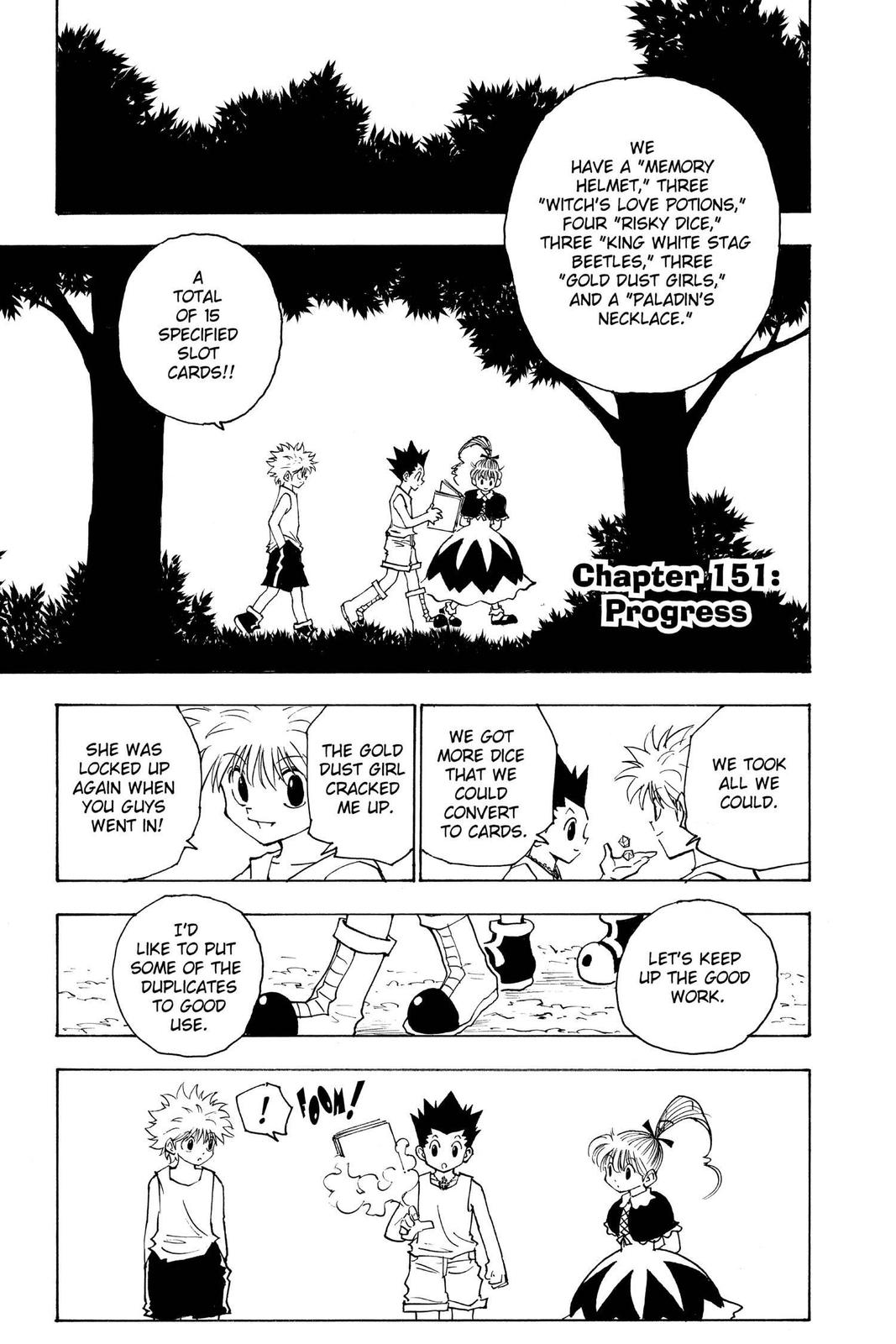 Hunter x Hunter Chapter 151 — page 1