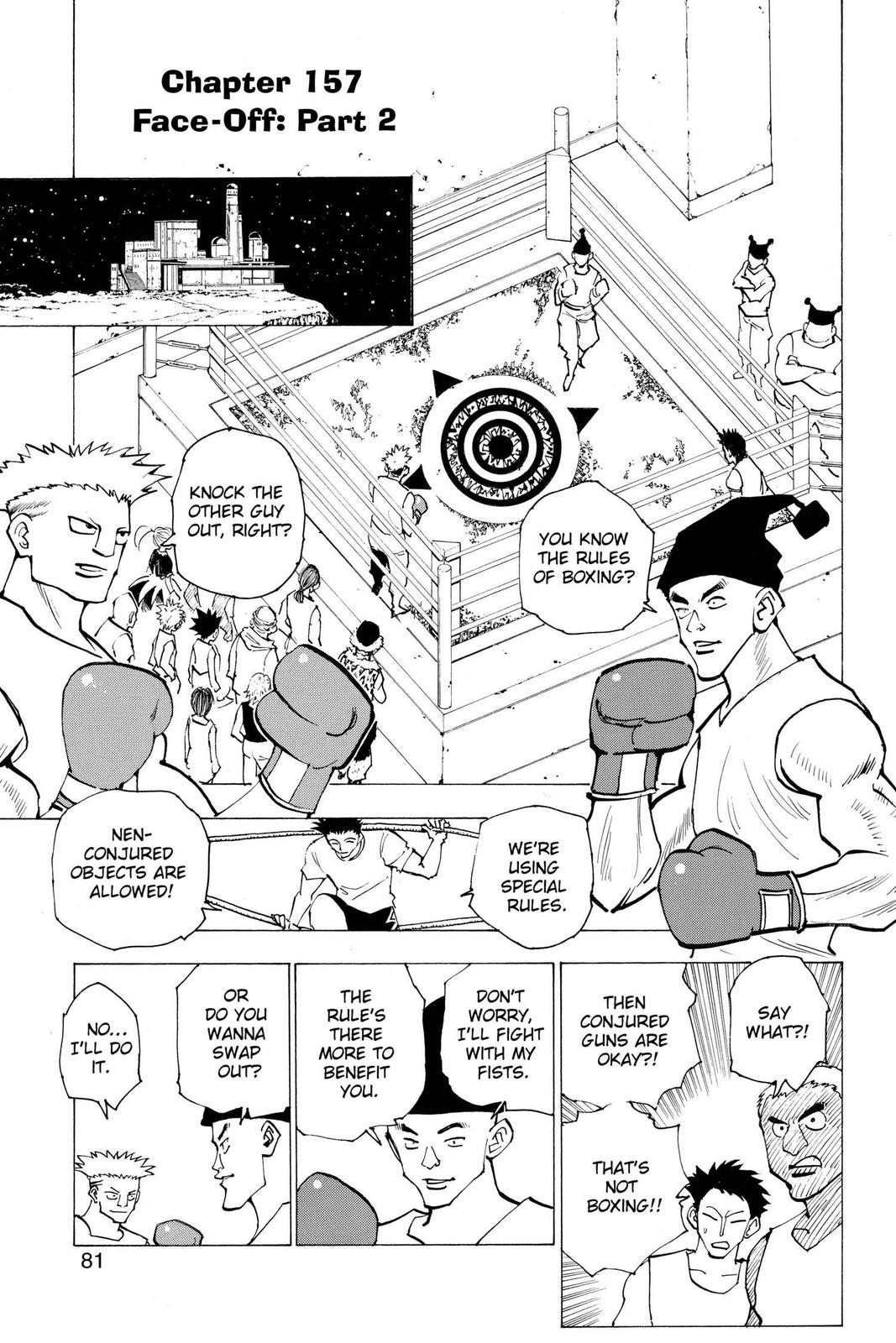 Hunter x Hunter Chapter 157 — page 1