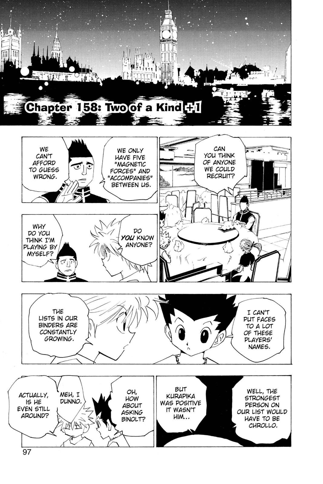 Hunter x Hunter Chapter 158 — page 1